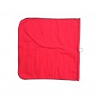 35-1818-RCFSR – 18" x 18" Red Cotton Flag with Steel Wire Rod