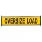 35-8418-BM2BC – 18" x 84" Oversized Load Banner-Durable Vinyl Mesh with 2 Pieces of Bungees attached-Individually Packaged